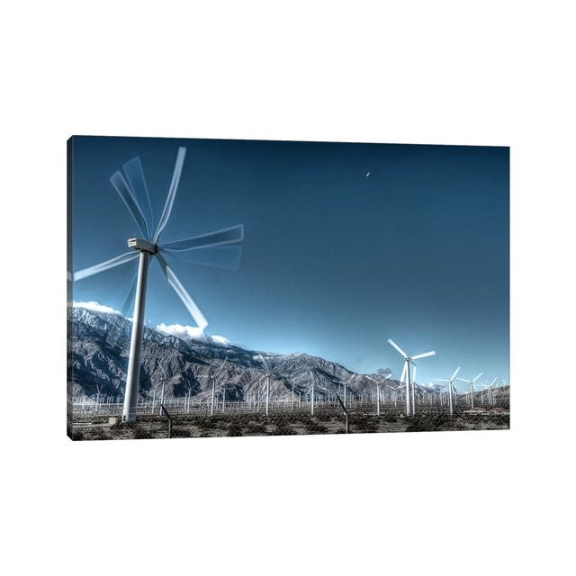 Wind Farms Of Palm Springs by Zoe Schumacher - Wrapped Canvas Print 17 Stories Size: 30.48cm H x 45.72cm W x 1.91cm D on Productcaster.