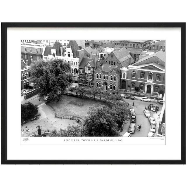 'Leicester, Town Hall Gardens C1965' - Picture Frame Photograph Print on Paper The Francis Frith Collection Size: 43.5cm H x 53.4cm W x 2.3cm D on Productcaster.