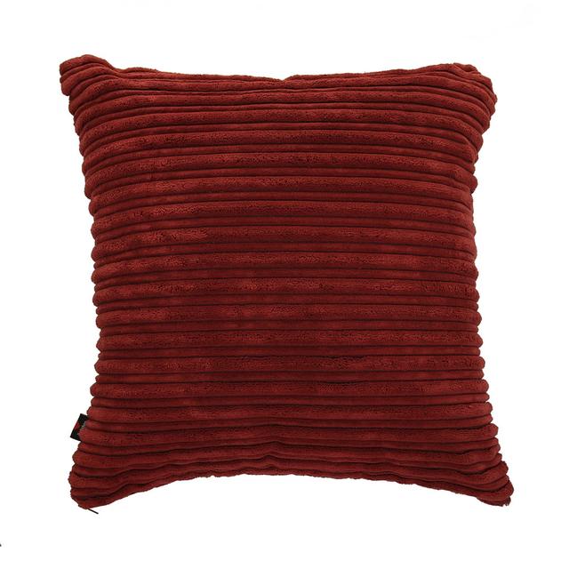 Moorebank Square Throw Cushion Ebern Designs Size: 55 x 55cm, Colour: Wine on Productcaster.