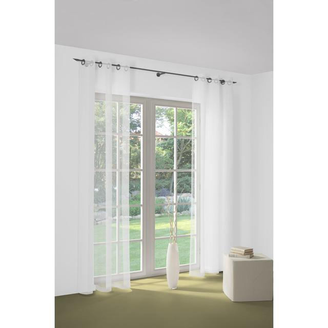 4001 Sheer Single Curtain Panel Wirth Panel Size: 175cm Width x 750cm Drop on Productcaster.