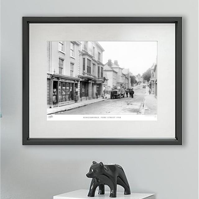 'Kingsbridge, Fore Street 1918' - Picture Frame Photograph Print on Paper The Francis Frith Collection Size: 28cm H x 36cm W x 2.3cm D on Productcaster.