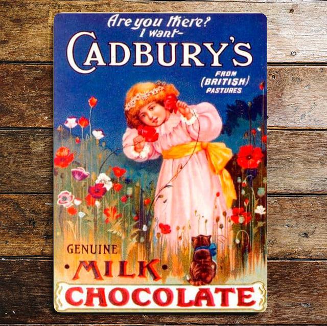 Cadbury's Genuine Milk Chocolate Metal Sign East Urban Home Size: 40cm H x 28cm W on Productcaster.