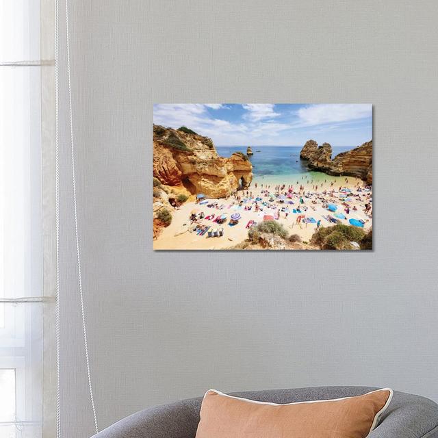 At The Beach, Portugal House of Hampton Size: 45.72cm H x 66.04cm W x 3.81cm D on Productcaster.