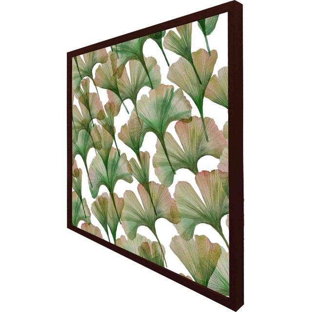 Boyds Ginkgo Biloba - Single Picture Frame Art Prints ClassicLiving Size: 51cm H x 51cm W x 4cm D, Frame Colour: Brown on Productcaster.