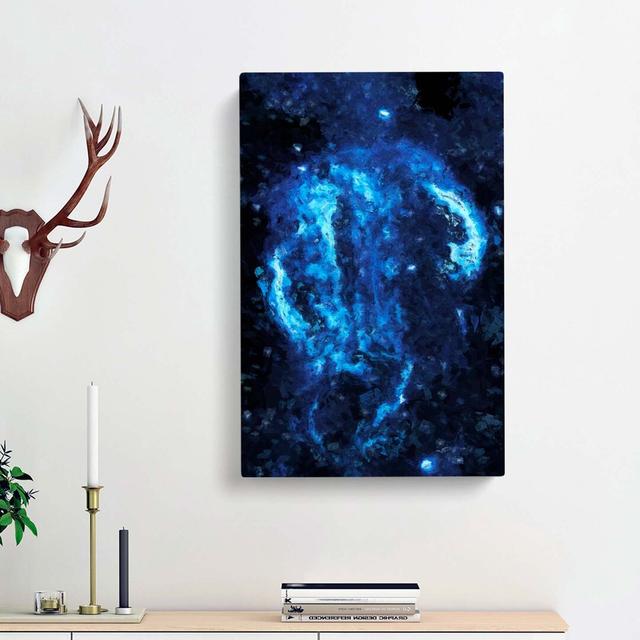 Universe In Abstract Vol.5 - Wrapped Canvas Print East Urban Home Size: 91cm H x 60cm W x 3cm D on Productcaster.