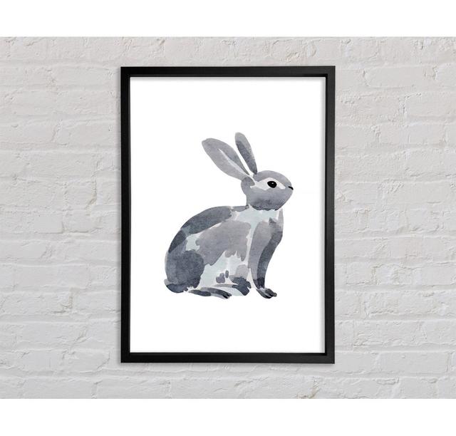 Grey Rabbit Framed Print Bright Star Size: 84.1cm H x 118.9cm W on Productcaster.