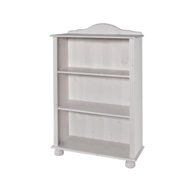 Mette 116 H x 77 W Bookcase Notio Colour: White on Productcaster.