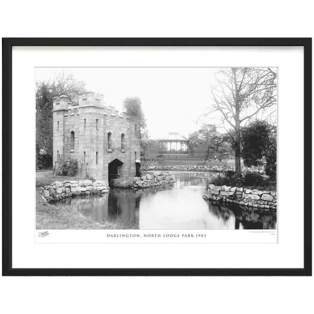 'Darlington, North Lodge Park 1903' by Francis Frith - Picture Frame Photograph Print on Paper The Francis Frith Collection Size: 60cm H x 80cm W x 2. on Productcaster.