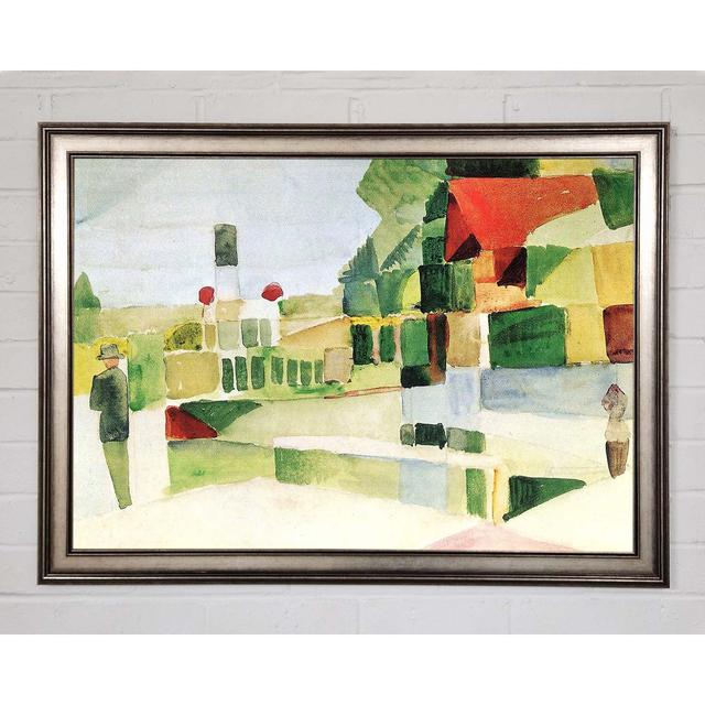 August Macke at the Ships - Single Picture Frame Art Prints Rosalind Wheeler Size: 29.7cm H x 42cm W on Productcaster.