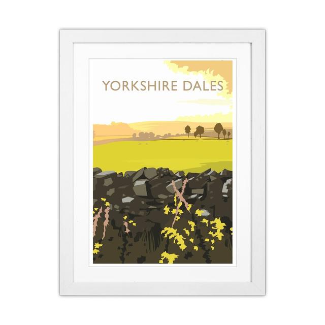 Yorkshire Dales Portrait by Richard O'Neill - Print Corrigan Studio Format: White Framed, Size: 43.5cm H x 33.5cm W x 3cm D on Productcaster.