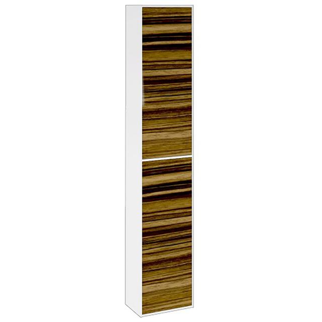 Arciszewski Wall Linen Cabinet 17 Stories Finish: Zebrawood HG, Orientation: Right on Productcaster.