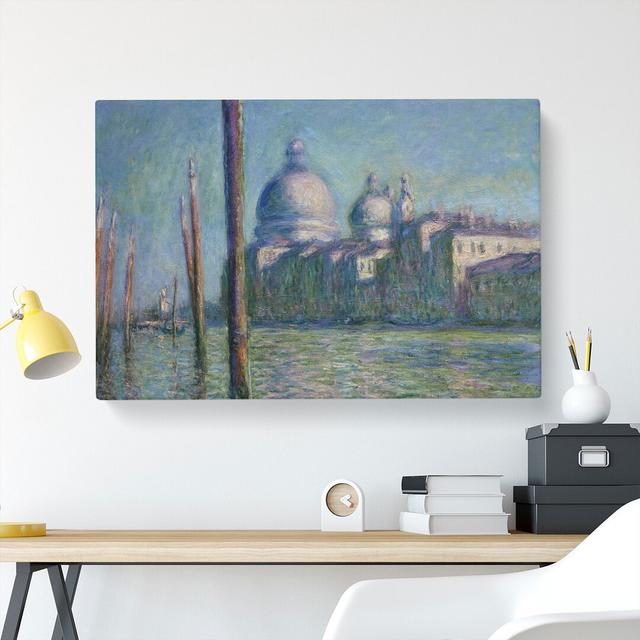 Le Grand Canal, Venice by Claude Monet - Wrapped Canvas Painting East Urban Home Size: 35cm H x 50cm W x 3cm D on Productcaster.