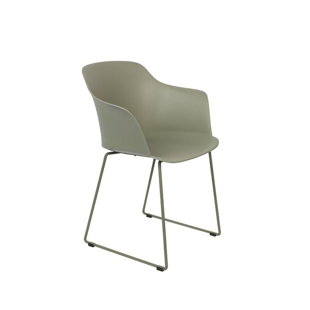 Dining Chair with Solid Back by 17 Stories, Colour: Green on Productcaster.