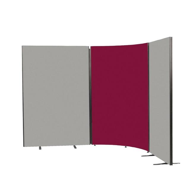 Partition Symple Stuff Colour: Dark Wine, Size: 122.5cm H x 90cm W x 3cm D on Productcaster.