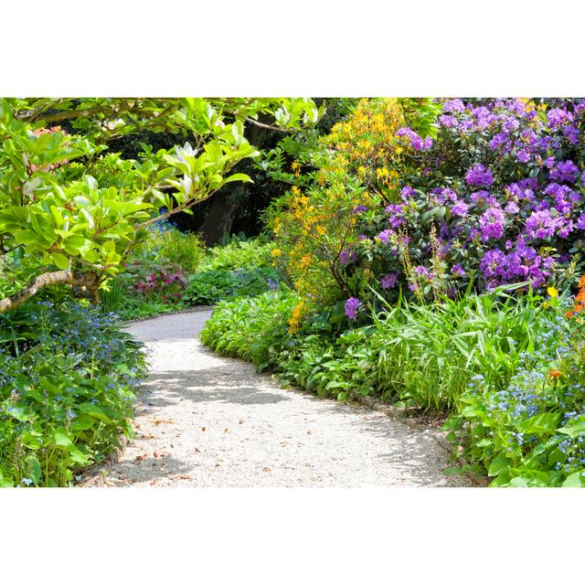 Colorful Garden by Yola Watrucka - Wrapped Canvas Print Latitude Run Size: 20cm H x 30cm W on Productcaster.