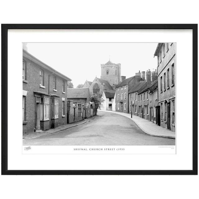 'Shifnal, Church Street C1955' - Picture Frame Photograph Print on Paper The Francis Frith Collection Size: 28cm H x 36cm W x 2.3cm D on Productcaster.