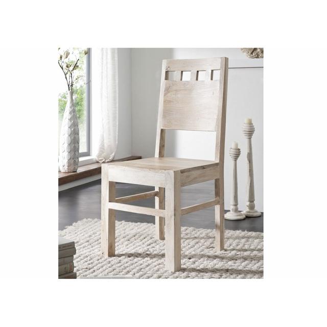 Solid Wood Dining Chair Massivmoebel24 on Productcaster.