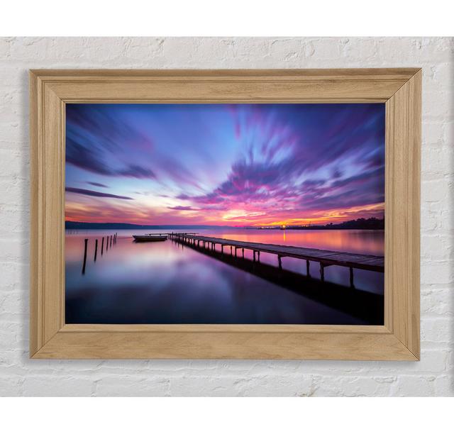 At The End Of The Day Framed Print Highland Dunes Size: 29.7cm H x 42cm W x 8cm D, Format: Natural Framed Paper on Productcaster.