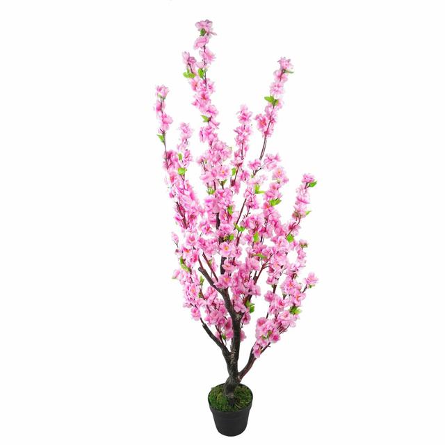 Floor Flowering Tree in Pot Leaf Flower Colour: Pink on Productcaster.