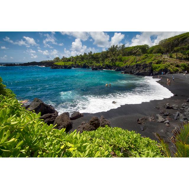 Black Sand Beach_512828610 House of Hampton Size: 20cm H x 30cm W x 3.8cm D on Productcaster.