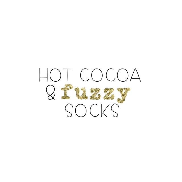 Hot Cocoa And Fuzzy Socks Happy Larry Size: 122cm H x 122cm W x 3.8cm D on Productcaster.