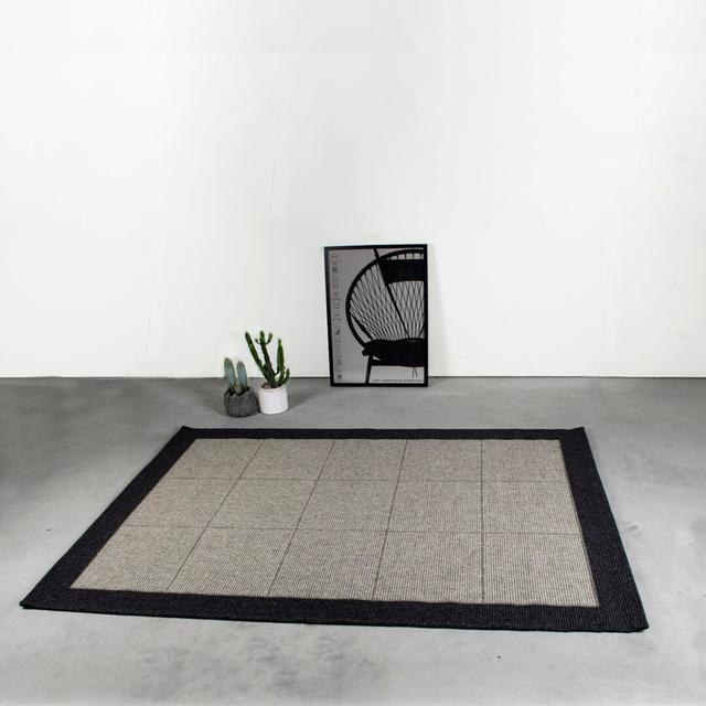 Hailsham Flatweave Anthracite Rug Ebern Designs Rug Size: Runner 80 x 250cm on Productcaster.