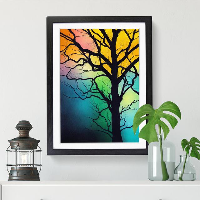 Abstract Tree Vol.8 - Single Picture Frame Graphic Art ClassicLiving Size: 46cm H x 34cm W x 2cm D, Format: Oak Framed on Productcaster.