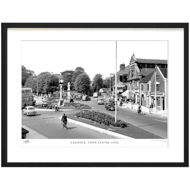 Cannock, Town Centre C1955 - Single Picture Frame Print The Francis Frith Collection Size: 40cm H x 50cm W x 2.3cm D on Productcaster.