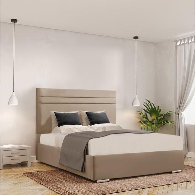 Lensing Upholstered UK Single - DE 90 X 190 Cm Storage Bed Fairmont Park Size: UK Single - DE 90 x 190 cm, Colour: Coffee on Productcaster.