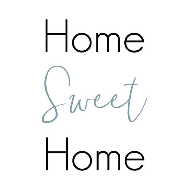 Home Sweet Home Modern Maturi Size: 122cm H x 122cm W x 3.8cm D on Productcaster.