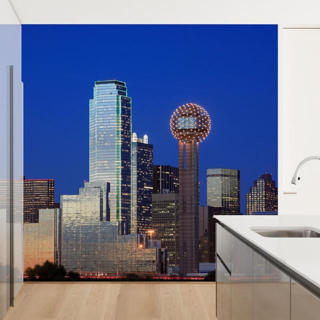 Dallas 2.4m x 2.4m Textured Matte Peel & Stick Wall Mural East Urban Home on Productcaster.