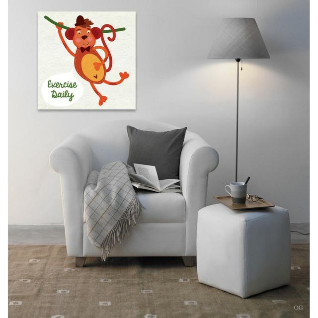 Animals Canvas Art HoneyBee Nursery Size: 51cm H x 51cm W x 4cm D on Productcaster.