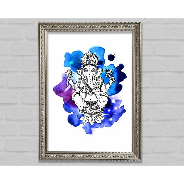 Hindu Gott Ganesha 5 - Drucken BohoLiving Größe: 42 cm H x 29,7 cm B x 3 cm T on Productcaster.