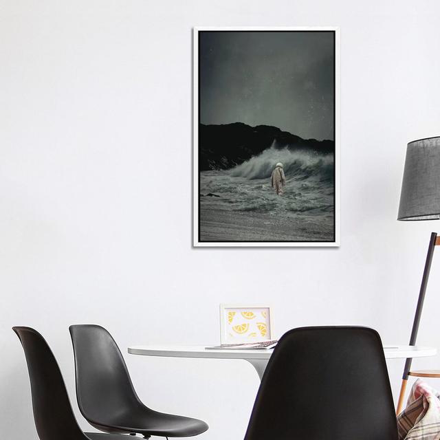 Drifter by Rob Hakemo - Print on Canvas Latitude Run Format: White Framed, Size: 101.6cm H x 66.04cm W x 3.81cm D on Productcaster.