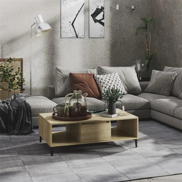 Couchtisch Awat mit Stauraum Ebern Designs Farbe: Sonoma-Eiche on Productcaster.