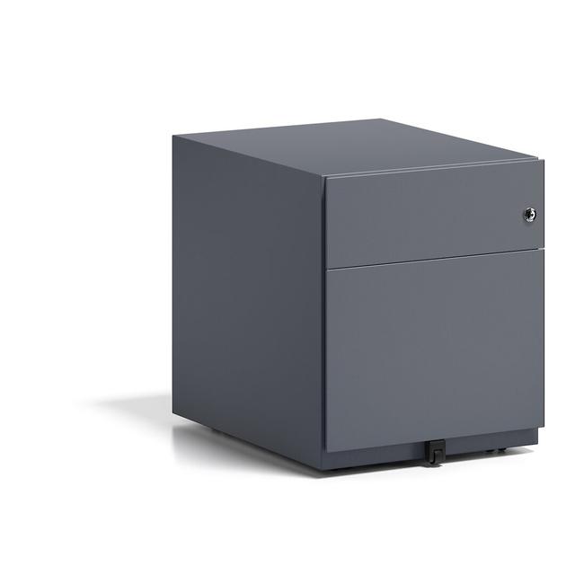 Note 2-Drawer Roll Container Bisley Colour: Zinc yellow on Productcaster.