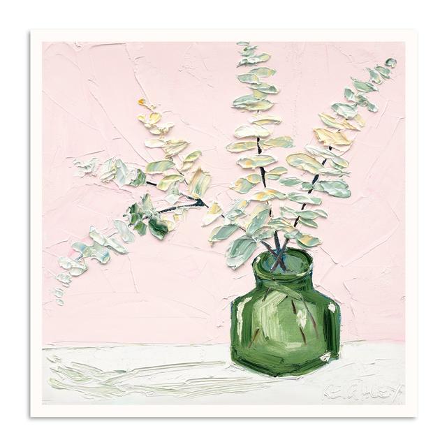 Euc On Soft Pink | Michelle Keighley | by Rosalind Wheeler Rosalind Wheeler Format: No Frame, Size: 76cm H x 76cm W on Productcaster.