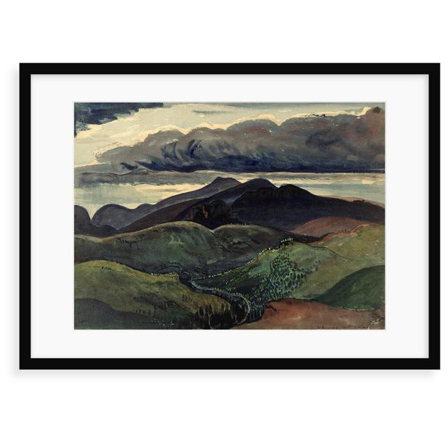 The Dark Mountains by James Dickson Innes - Picture Frame Painting on Paper East Urban Home Size: 50cm H x 70cm W x 2.3cm D on Productcaster.