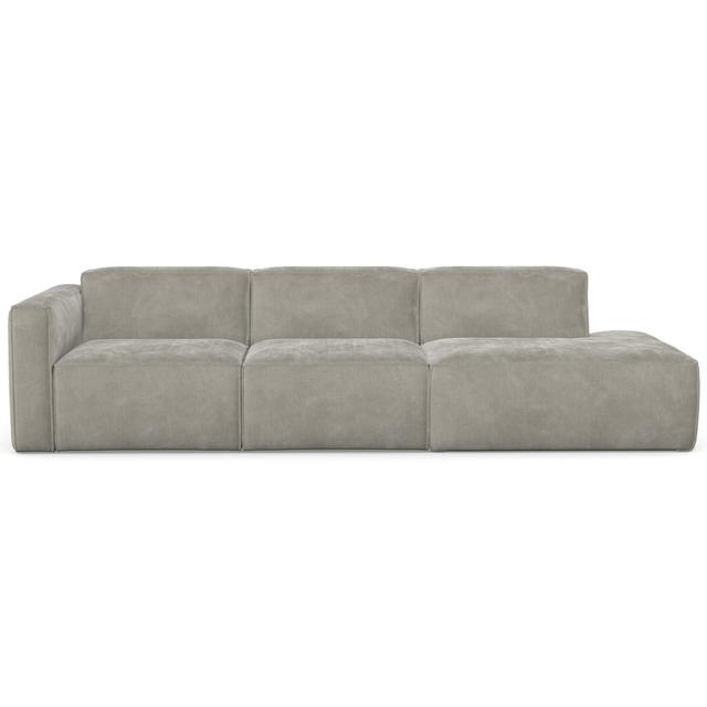 3-Sitzer Sofa Anahly ModernMoments Polsterfarbe: Hellgrau on Productcaster.