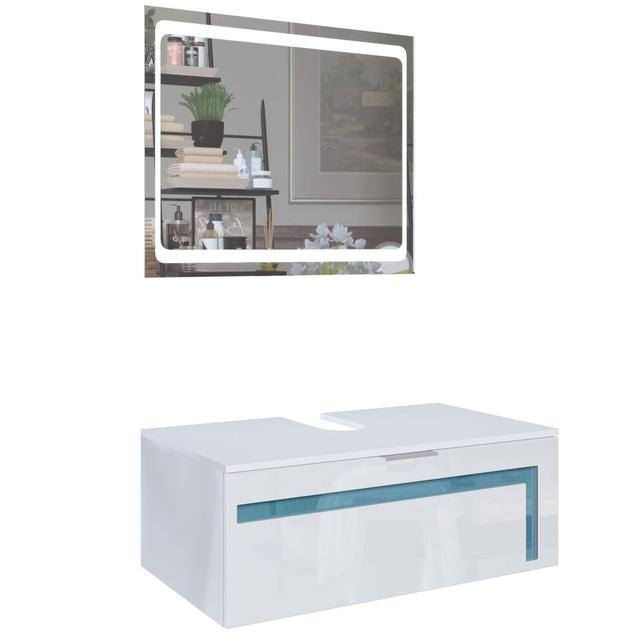 Kerner 960mm Wall Mounted Vanity Unit Metro Lane Vanity Unit Colour: Petrol on Productcaster.