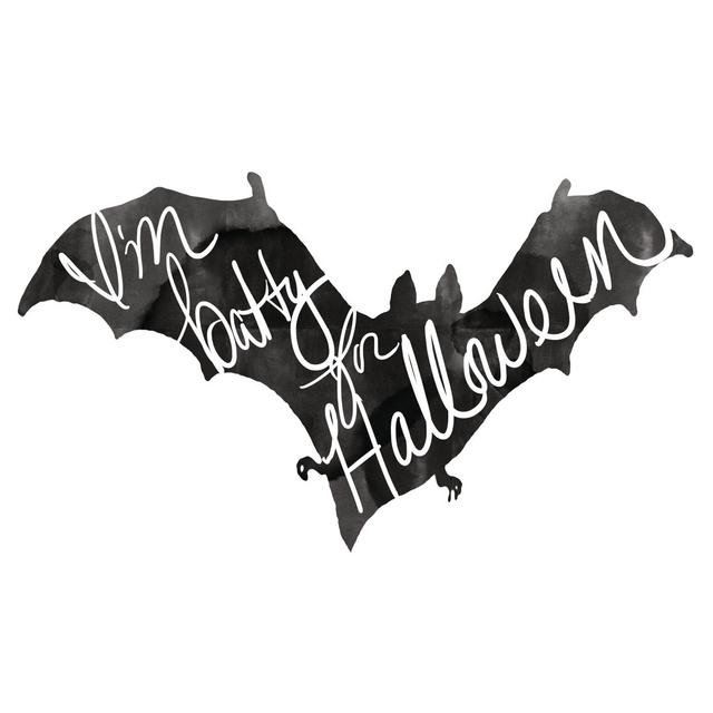 Batty for Halloween - Wrapped Canvas Art Prints The Seasonal Aisle Size: 81cm H x 122cm W x 3.8cm D on Productcaster.