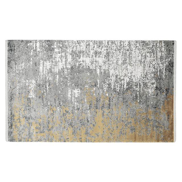 Momence Machine Woven Grey/Ivory Rug Borough Wharf Rug Size: Rectangle 130 x 200cm on Productcaster.