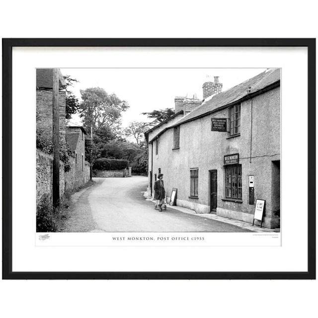 'West Monkton, Post Office C1955' - Picture Frame Photograph Print on Paper The Francis Frith Collection Size: 40cm H x 50cm W x 2.3cm D on Productcaster.