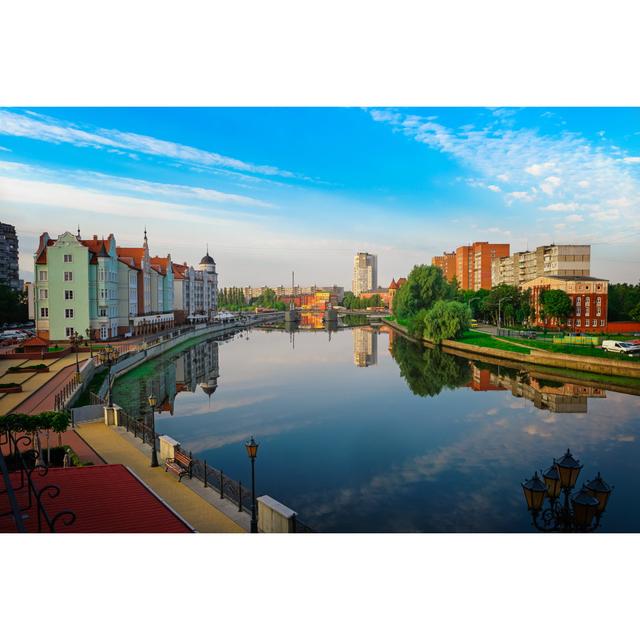 Kaliningrad and Pregolya River - Wrapped Canvas Photograph 17 Stories Size: 20cm H x 30cm W on Productcaster.