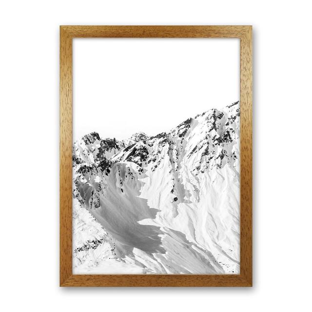 Mountains Edge by Victoria Frost - Photograph Print Union Rustic Format: Oak Framed, Size: 88cm H x 64cm W x 3cm D on Productcaster.