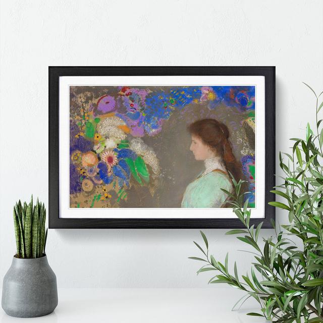 Violette Heymann by Odilon Redon - Picture Frame Painting East Urban Home Frame Option: Black, Size: 48cm H x 65cm W x 2cm D on Productcaster.