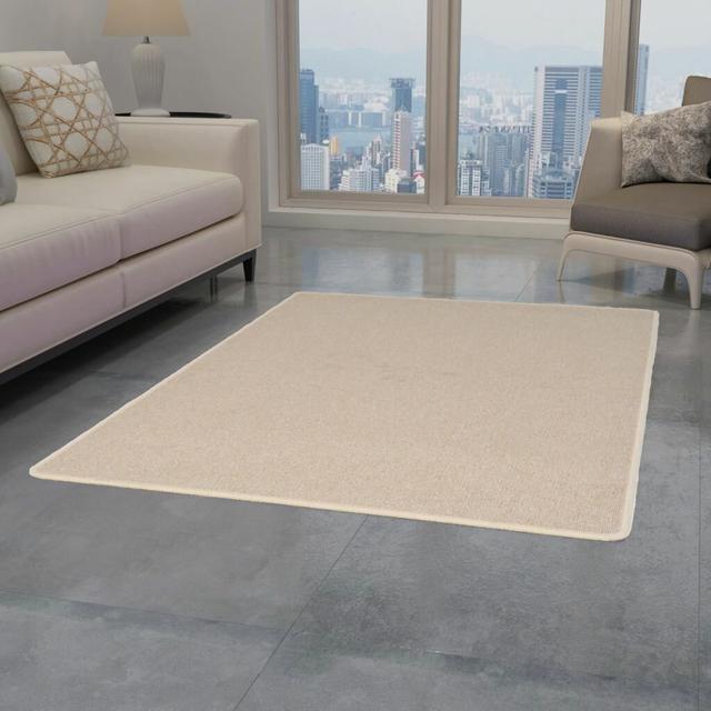 Shaggy Beige Indoor/Outdoor Rug Symple Stuff Rug Size: Rectangle 190 x 290cm on Productcaster.