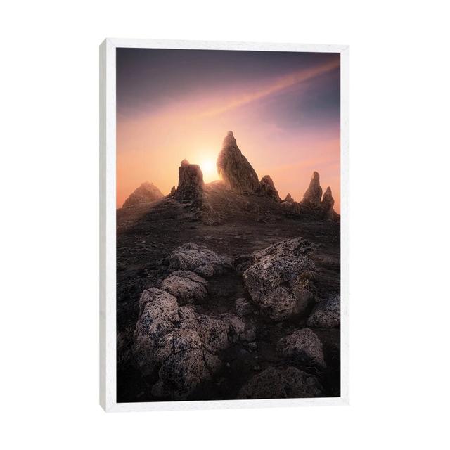 Devils Horns by Fabio Antenore - Print on Canvas Union Rustic Size: 101.6cm H x 66.04cm W x 3.81cm D, Format: White Framed on Productcaster.