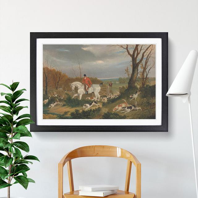 The Suffolk Hunt Vol.4 by John Frederick Herring - Picture Frame Painting East Urban Home Frame Option: Black Framed, Size: 48cm H x 65cm W x 2cm D on Productcaster.