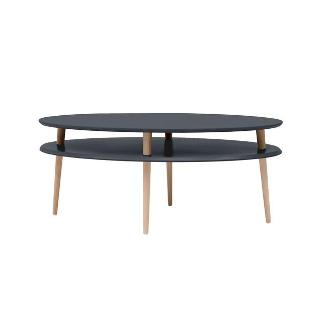 Alexi Coffee Table with Storage Hashtag Home Colour: Graphite on Productcaster.